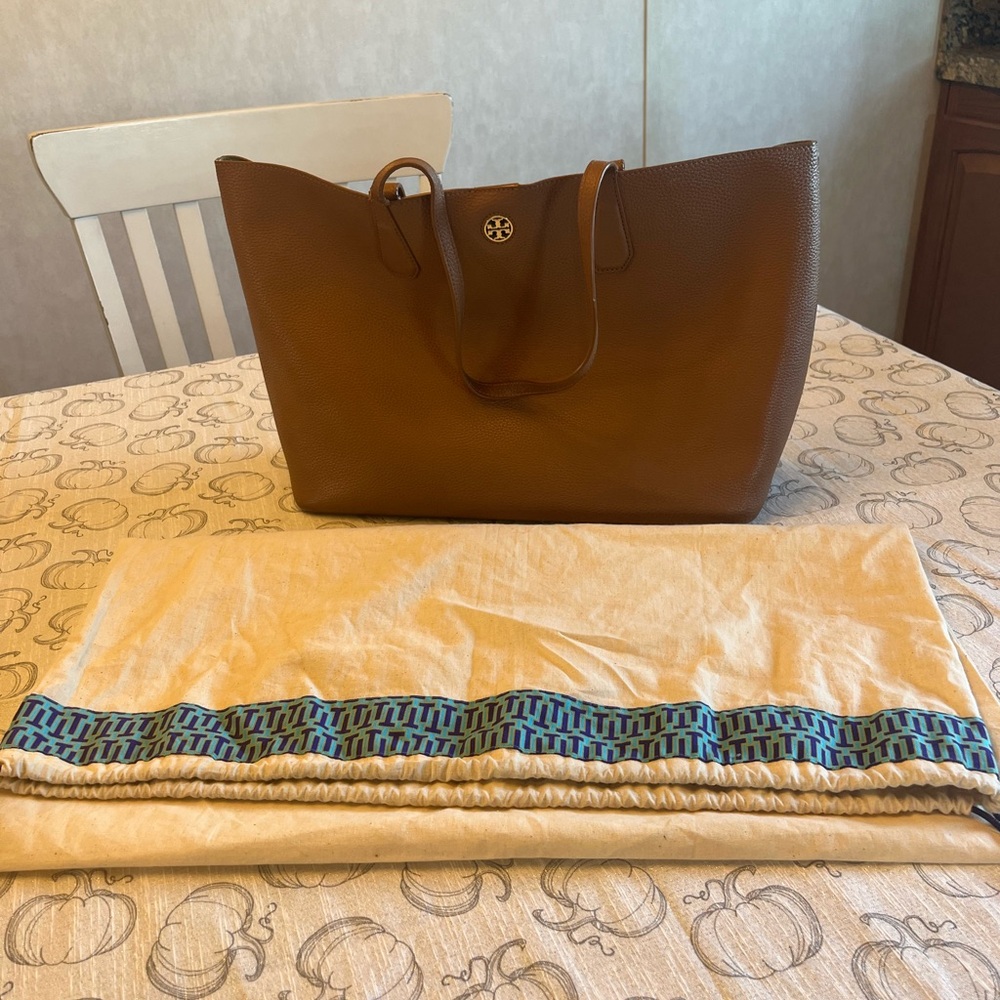 Tory Burch Tan Leather Tote